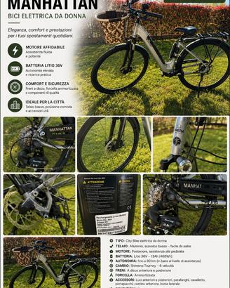 BRERA MANHATTAN – BICI ELETTRICA DA DONNA