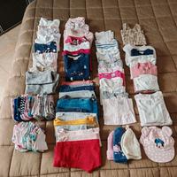 Lotto vestiti bambina 12/18 mesi - 86 cm