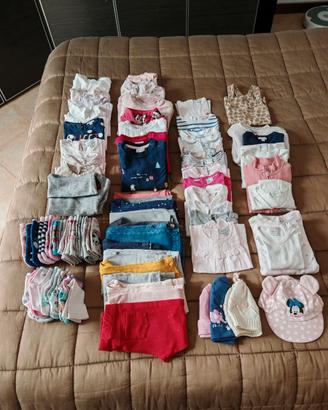 Lotto vestiti bambina 12/18 mesi - 86 cm