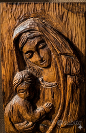 Madonna con Bambino in legno