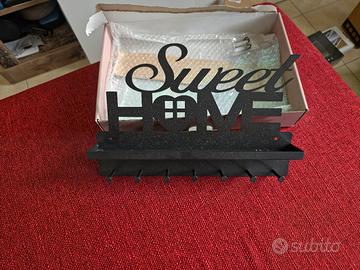 Portachiavi da parete Sweet Home con ganci