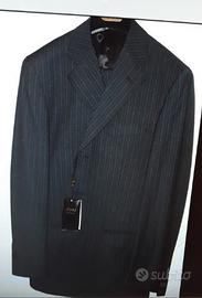 Antonio Basile abito uomo gessato nuovo