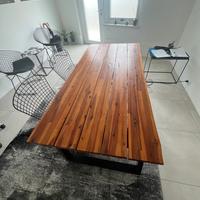 Postazione ufficio pranzo sedie scrivania tavolo