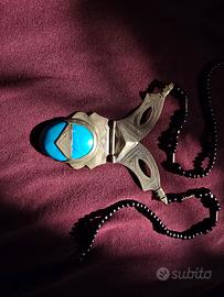 Collana Tuareg Artigianale con Turchese - Sahara