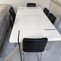 tavolo di design elegante 90x180 6/8 posti