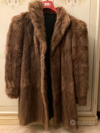 Pelliccia vera di visone taglia 46