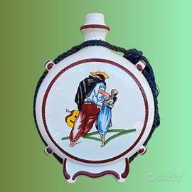 Fiaschetta Colombiana Folkloristica Dipinta A Mano
