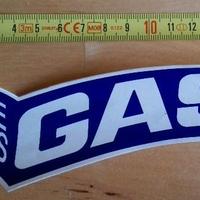 Adesivi 16cm stickers GAS per moto