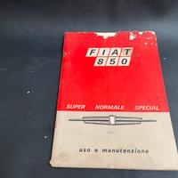 Fiat 850 manuale Uso e Manutenzione