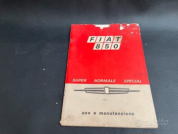 Fiat 850 manuale Uso e Manutenzione