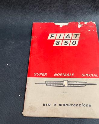 Fiat 850 manuale Uso e Manutenzione