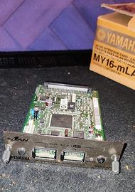 scheda espansione audio Yamaha my16 m-lan 