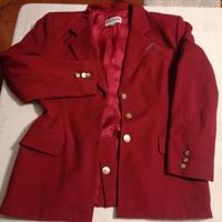 Giacca donna rosso amaranto come nuova 