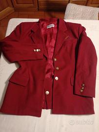 Giacca donna rosso amaranto come nuova 