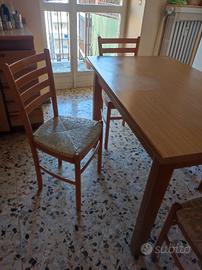 tavolo e sedie