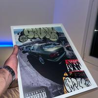 Quadro aesthetic 30x40 Auto Tuning street art