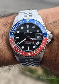 Steinhart Ocean 39 Pepsi Ghiera ceramica