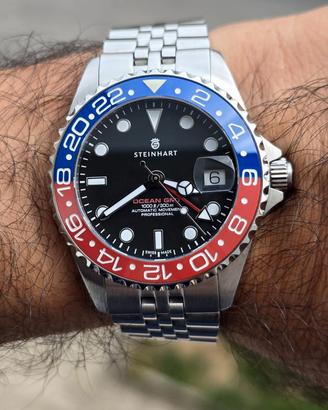 Steinhart Ocean 39 Pepsi Ghiera ceramica