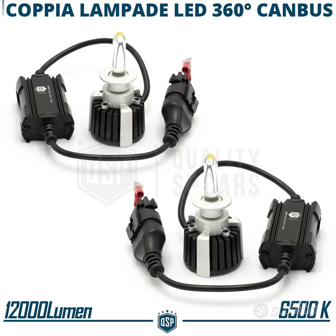 Kit LED H7 al Quarzo 360° CANbus | Lampadine LED Auto Luci Bianche Potenti  6500K 55W