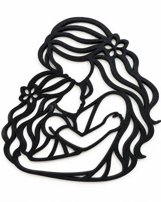 Quadro Abbraccio madre & figlia M3D