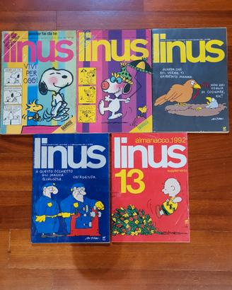 Fumetti rivista LINUS anni 1991-1992