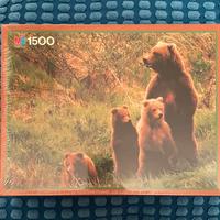 Puzzle 1500 pezzi MB Animaux nuovo incelofansto