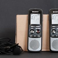 2x Registratore Vocale Sony PX240 + 2 microfoni