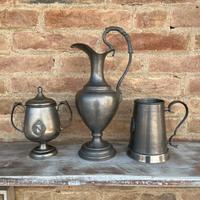 Kit  vasellame in peltro