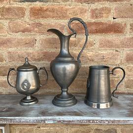 Kit  vasellame in peltro