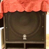 Subwoofer attivo professionale per dj yamaha SW500