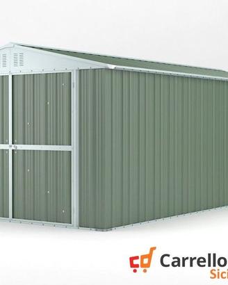 Box garage auto in Acciaio 327x611 19mq verde