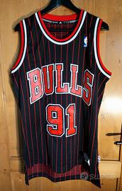 Canotta Adidas NBA Chicago Bulls Dennis Rodman #91