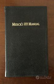 Merck's Manual 1899 - 100 anniversary edition