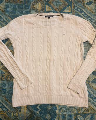 Maglioncino bianco Tommy Hilfiger