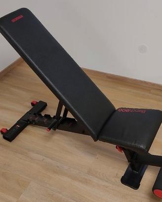 Panca bodybuilding 900 rinforzata e inclinabile