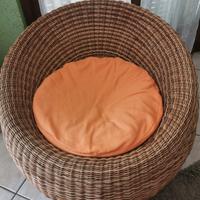 Sedie poltrone da esterno interno Rattan