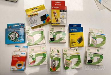 Cartucce per stampante ink-jet Canon e Epson