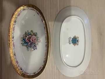2 vassoi in porcellana bavarese