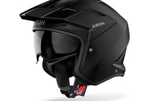AIROH Casco Jet Kombakt - Color - Black