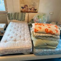 Letto matrimoniale king size con reti separate