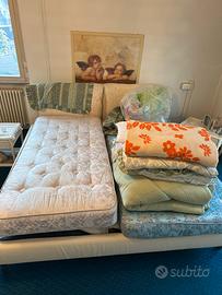 Letto matrimoniale king size con reti separate