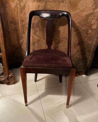 Sedia in noce fine ‘700