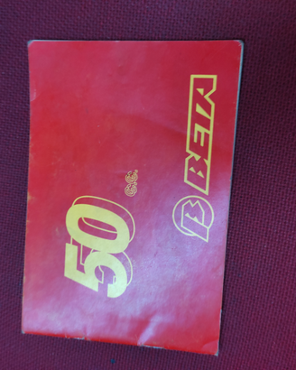 Catalogo manutenzione beta 50 anni 80