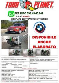 Turbo NUOVO turbina bmw 116/218/316/318/418/ X1 D
