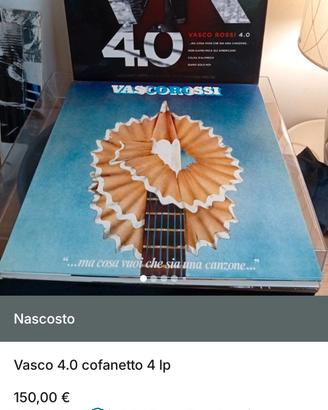 Vasco Rossi raro cofanetto 4lp vinili