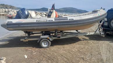 gommone solemar con motore yamaha