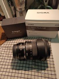 finger fujifilm X e ottica sigma 17 70 f 2.8