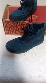 Scarpe Vans blu alte