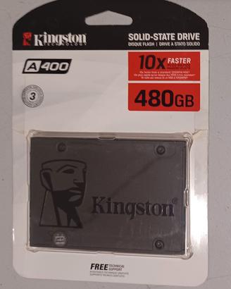 SSD Kingston 2.5 sata 480 gb nuovo in confezione