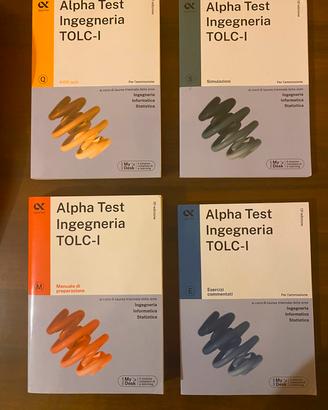 Libri Alpha Test TOLC-I Ingegneria 